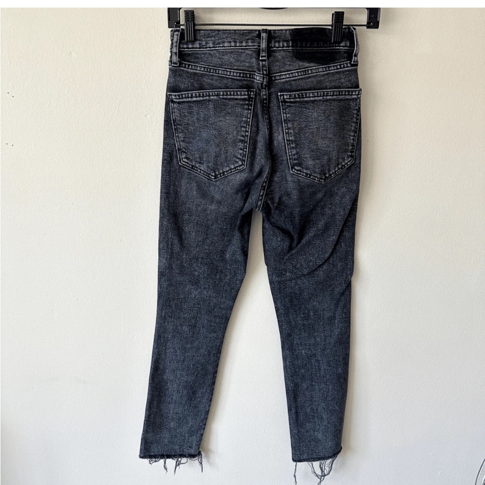 GAP Women's Black Charcoal Cigarette High Rise Jeans